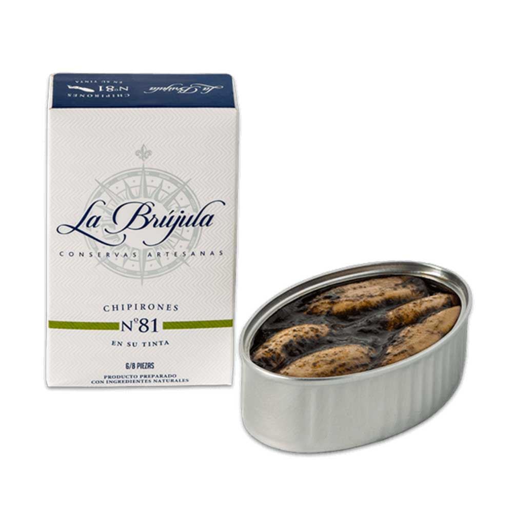 Kalamáry ve vlastním inkoustu, La Brújula 110g, 229 Kč